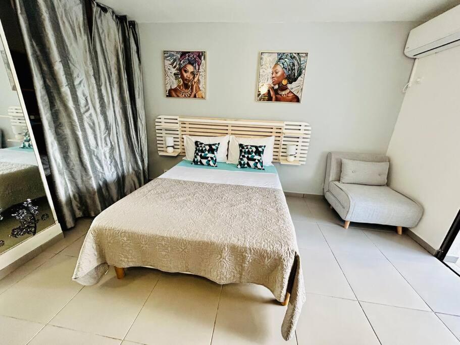 Studio Cosy Plage Et Piscine A Bas Du Fort Le Gosier  Εξωτερικό φωτογραφία